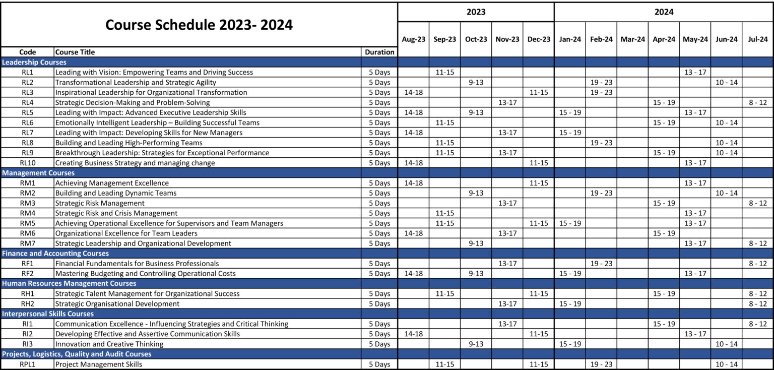 course calender - renlonbc.ae